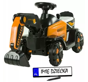 Акумуляторний трактор Szomik TRAK-SX-4, оранжевий