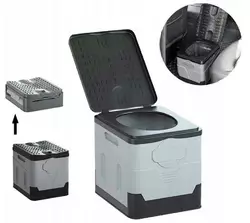 ПОРТАТИВНИЙ ТУРИСТИЧНИЙ ТУАЛЕТ 20л 200кг   ASIV-GREY1236 ПОРТАТИВНИЙ ТУРИСТИЧНИЙ ТУАЛЕТ 20л 200кг   ASIV-GREY1236