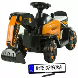Акумуляторний трактор Szomik TRAK-SX-4, оранжевий Акумуляторний трактор Szomik TRAK-SX-4, оранжевий