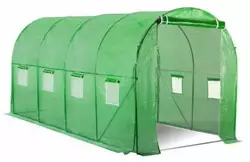 Теплица садовая, парник Польша 2,5x4x2 м 4 секции зеленая 10м2 Теплица садовая, парник Польша 2,5x4x2 м 4 секции зеленая 10м2