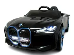 Дитячий автомобіль на акумуляторі BMW i4 Чорний Дитячий автомобіль на акумуляторі BMW i4 Чорний